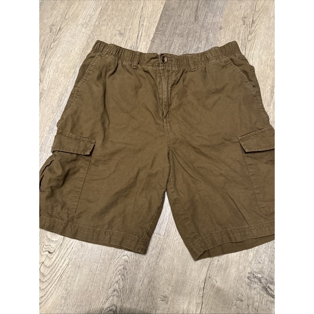 David Taylor Resort Shorts Mens Size 34 Brown Cargo Casual